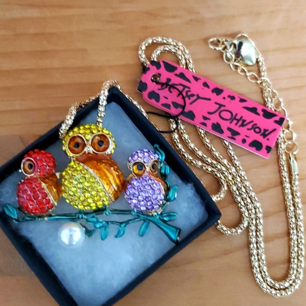 3 Birds on a Branch Chunky Necklace